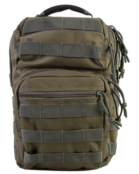 Рюкзак тактичний однолямковий KOMBAT UK Mini Molle Recon Shoulder Bag, 10л олива