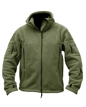 Фліс тактичний кофта KOMBAT UK Recon Hoodie, S олива