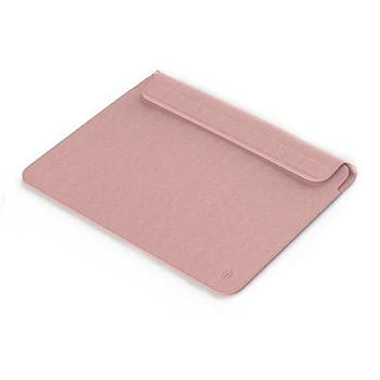 Папка конверт Wiwu Skin Pro2 Leather для MacBook Air/Pro 13'' (2018-2020) pink