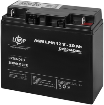 Аккумуляторная батарея LogicPower AGM LPM 12V 20Ah (LP4163)