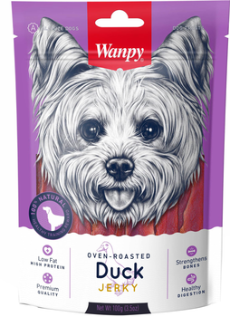 Лакомство для собак Wanpy duck jerky филе утки вяленое 100 г (6927749820048)