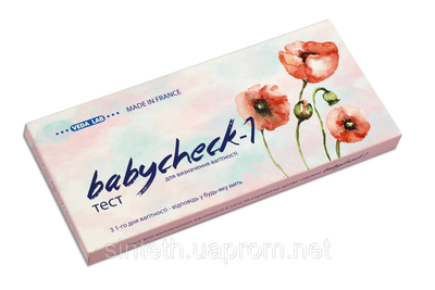 Тест для визначення вагітності " BABYCHECK-1" №2 Veda.Lab Франція