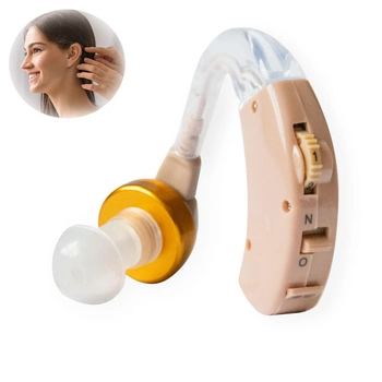 Аппарат для слуха Axon заушной слуховой аппарат усилитель слуха с регулятором громкости F-136