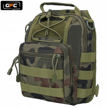 Військова тактична сумка військовий рюкзак на плече GFC Tactical EDC 26x20x11 см 4,5л