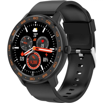 Смарт-часы 2E Alpha X 46 mm Black-Orange (2E-CWW30BKOR)