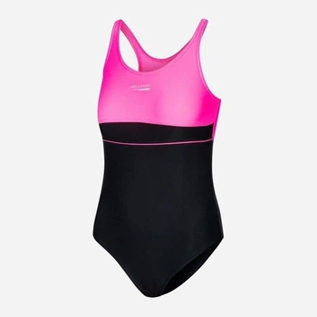 Подростковый сдельный купальник для девочки Aqua Speed EMILY 7220 367-19 146 см Черный/Розовый (5908217672209)