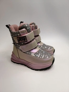 Зимние термо ботинки для девочки Tom.m 10258 B pink розовые р.28-18 см