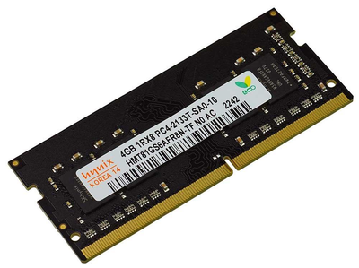 Оперативна пам'ять для ноутбука DDR4-2133 4GB PC4-17000 Hynix HMT81GS6AFR8N-TF (7706740)
