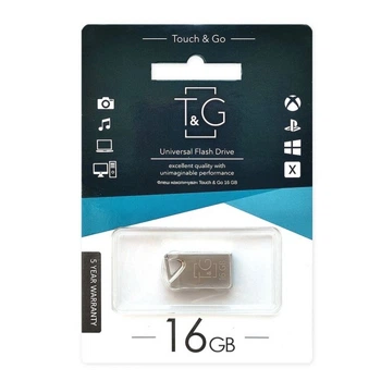 Флеш память USB Touch & Go USB 2.0 16GB Metal 109 Steel