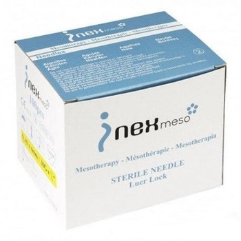 Игла для инъекций мезотерапии INex meso 30Gх6 100 штук
