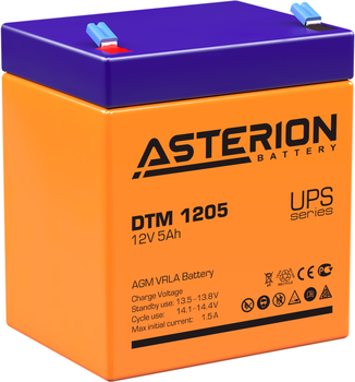 Аккумуляторная батарея Asterion DTM 1205 12V 5 Ah