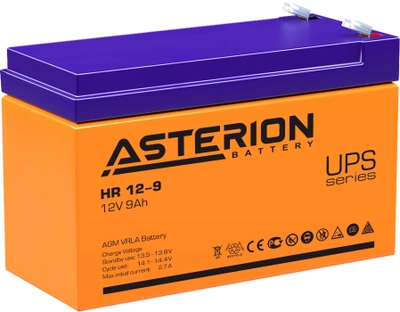 Аккумуляторная батарея Asterion HR 12-9 12V 9 Ah