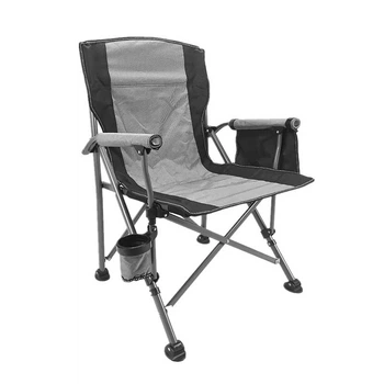 Раскладное кресло Lesko S4577 Gray для рыбалки пикников