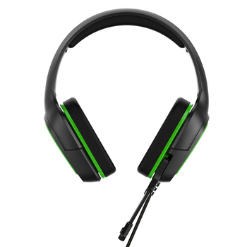Проводные наушники iPega PG-R006 с регулируемым микрофоном для геймеров Черно-Зеленый
