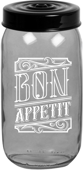 Банка Herevin Transparent Grey 1 л (172541-146)
