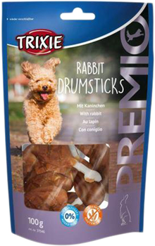 Лакомство для собак Trixie 31546 Premio Rabbit Drumsticks с кроликом 100 г (4011905315461)
