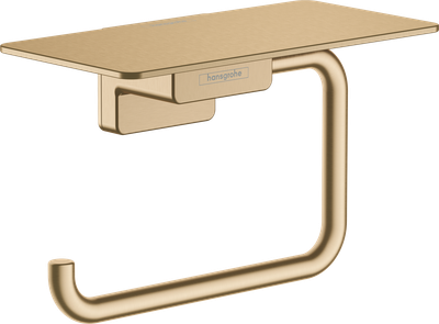 Тримач паперу з полицею HANSGROHE AddStoris , Brushed Bronze (41772140)