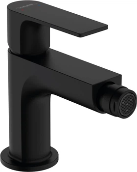 Смеситель для биде Hansgrohe Rebris E с донным клапаном pop-up Matt Black 72211670