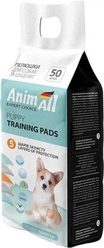 Пелюшки для собак AnimAll 60 х 60 см (50 шт) (4820224500249)