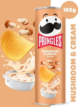 Чіпси Pringles Mushroom and Cream 165 g