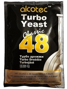Турбо дрiжджі Alcotec 48 Turbo Classic,130г