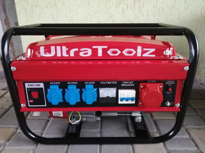 Генератор UltraToolz 3 фазний бензиновий 2,8 кВт