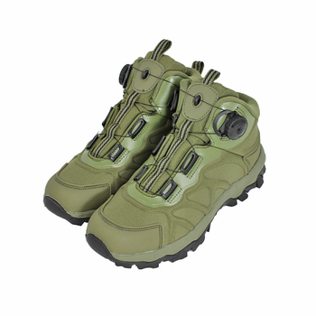 Ботинки тактические Lesko 661 Green 45 c автоматической пряжкой мужские полуботинки (SK-5136-30821)