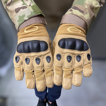 Перчатки тактические пальцевые, цвет Койот, размер XL