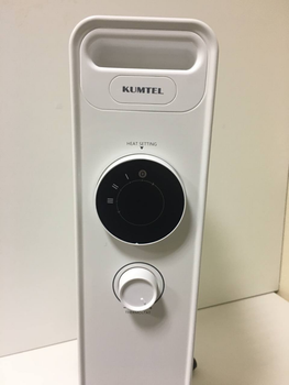 Оливний (масляний) радіатор обігрівач KUMTEL KUM-1230S White