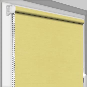 Рулонная штора лен 2057 Decoharm 61x170 см Светло-желтый