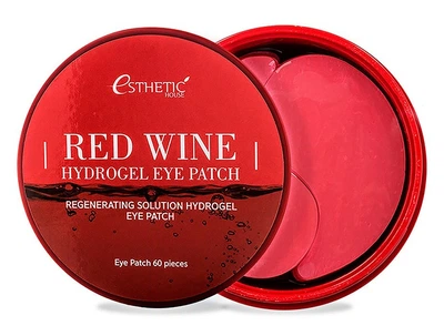 Гидрогелевые патчи под глаза с экстрактом красного вина Esthetic House Red Wine Hydrogel Eye Patch, 60шт (145287002КР)