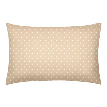 Евро наволочка COSAS BEIGE DOTS Ранфорс 50х70 см Бежевый