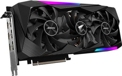 Відеокарта Gigabyte GeForce RTX 3070 AORUS MASTER 8 GB GDDR6 (256 bit) (1‎845/1‎4000) (DisplayPort , HDMI) (GV-N3070AORUS M-8GD) Б/В