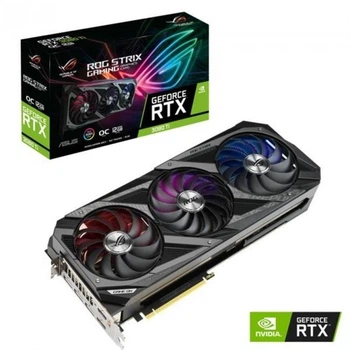 Видеокарта Asus GeForce RTX 3080 Ti ROG STRIX OC GAMING 12 GB GDDR6X (384 bit) (1845/19000) (DisplayPort , HDMI) (ROG-STRIX-RTX3080TI-O12G-GAMING) Б/У