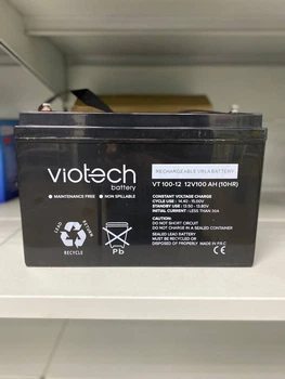 Аккумулятор Гелевый Viotech 12 V 100 Ah