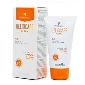 СОЛНЦЕЗАЩИТНЫЙ ГЕЛЬ ДЛЯ ЖИРНОЙ И КОМБИНИРОВАННОЙ КОЖИ ЛИЦА CANTABRIA HELIOCARE ULTRA GEL SPF 90, 50 МЛ