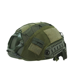 Чохол на шолом/кавер Kombat uk Tactical Fast Helmet COVER оливковий