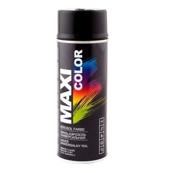Краска аэрозоль Maxi Color эмаль 400мл Черная 9005