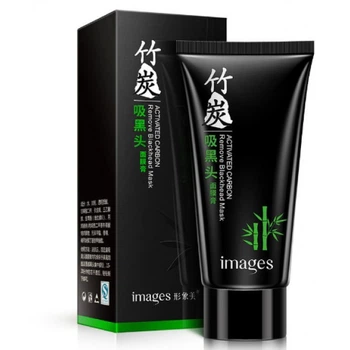 Маска - пленка для лица, черная, Images Activated Carbon Remove Blackhead Mask, с бамбуковым углем, 60 г