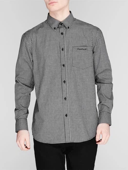 Рубашка мужская Pierre Cardin 55023440 S Черный/Белый