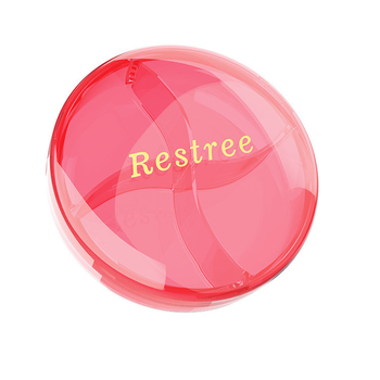 Таблетница Restree 7327 Pink органайзер для таблеток на 4 отделения (OPT-3061)