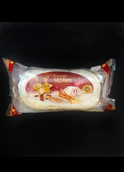 Рождественский пирог штоллен Goldora Bratapfel Stollen с яблоками и изюмом 200г