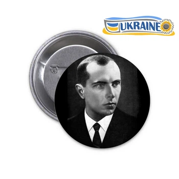 Значок Ukraine UA Украина Патриотический #25 Бандера
