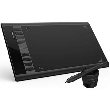 Графический планшет XP-PEN Star 03 Черный с подставкой для пера + 8 сменных наконечника для стилуса