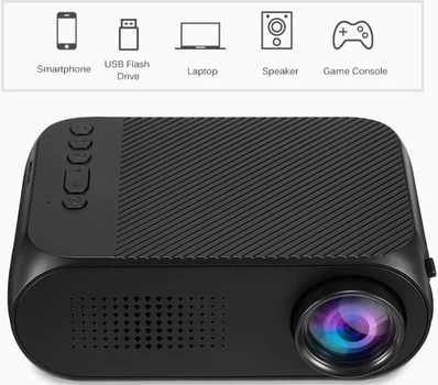 Мини портативный проектор Projector LED YG320 (56214)