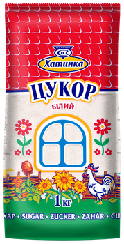 Цукор білий 1кг. Хатинка