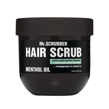 Скраб для кожи головы с ментоловым маслом и кератином Mr.Scrubber Menthol Oil Hair Scrub