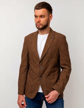 Піджак Pierre Cardin у коричневому кольорі - розмір 24/48 (S)(58229/7250)