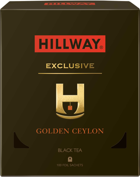 Чай чорний Hillway Exclusive Golden Ceylon Байховий 100 пакетиків (8886300990584)