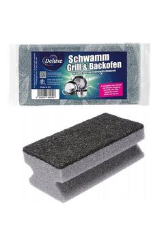 Губка чорна для гриля та нержавіючої сталі Deluxe Schwamm Grill & Backofen 1шт